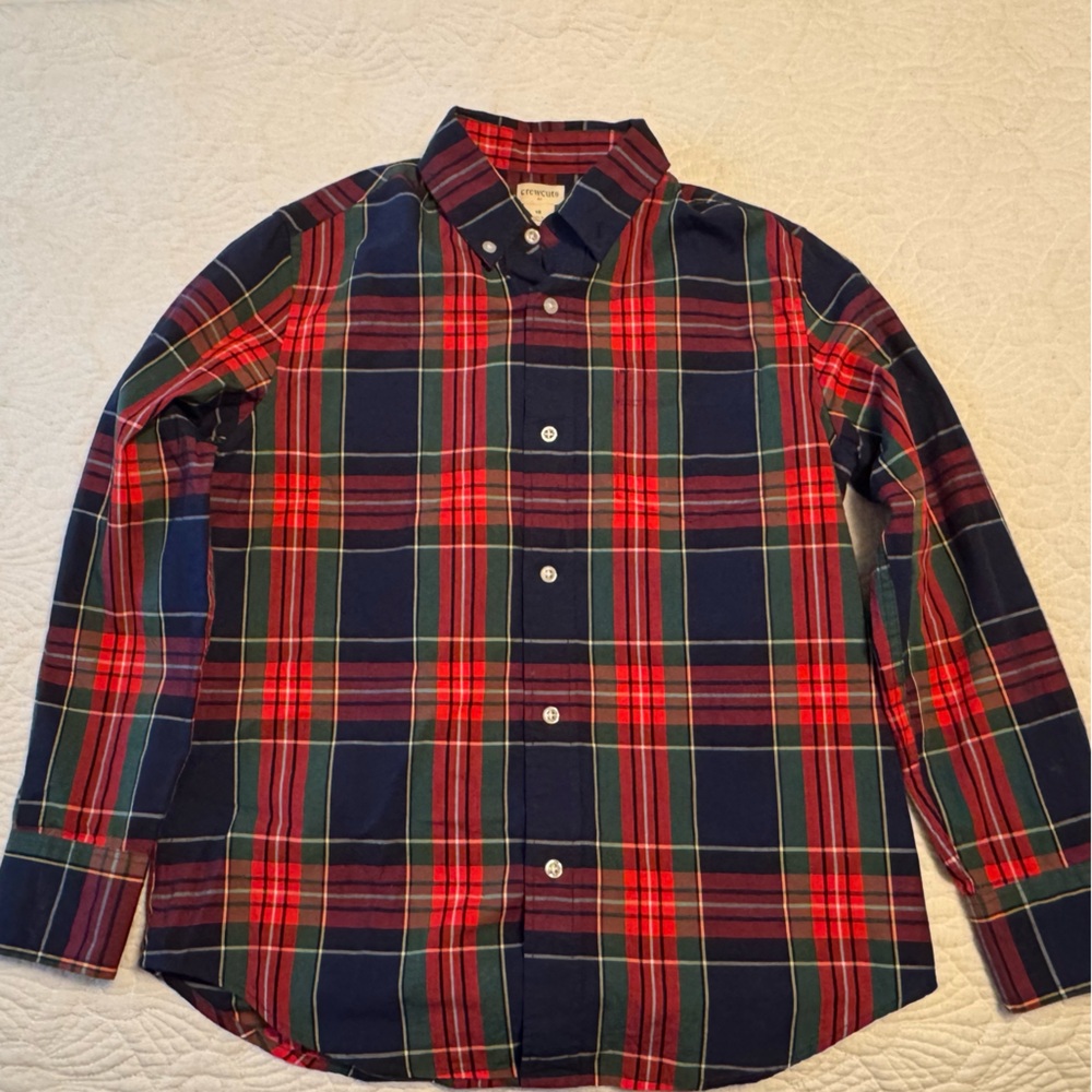 Classic Plaid Boy’s Shirt